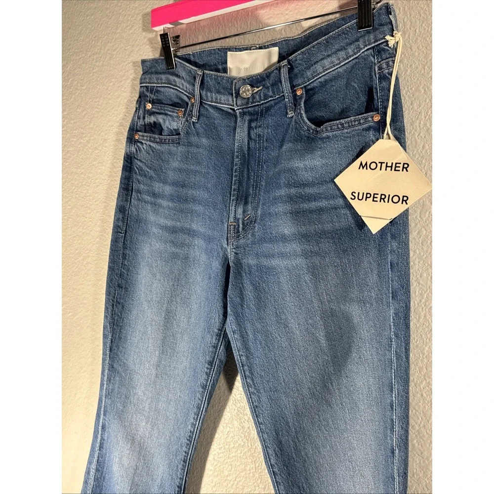 NWT $268 MOTHER Superior The Outsider Flood Jeans Field Trip 30 Cropped Bootcut